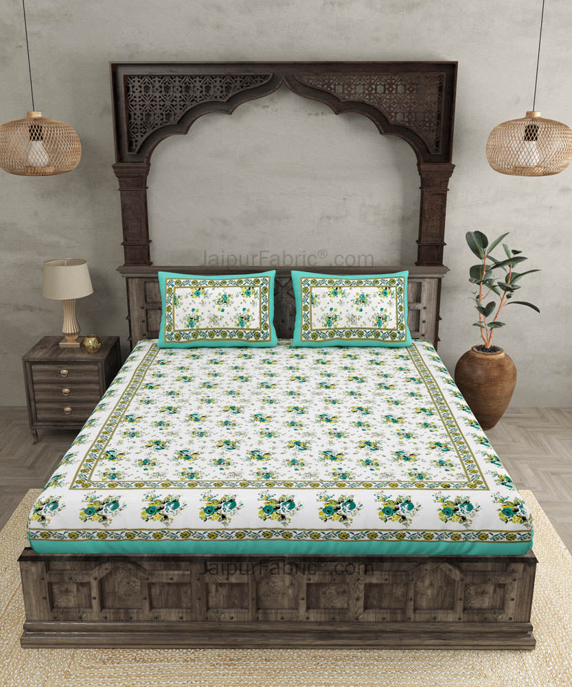 Elegant Cotton Bliss 4 Bedsheets + 8 Pillow Covers Set