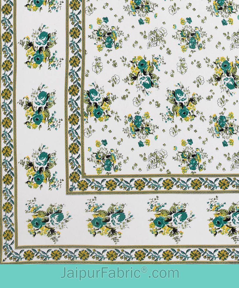 Elegant Cotton Bliss 4 Bedsheets + 8 Pillow Covers Set