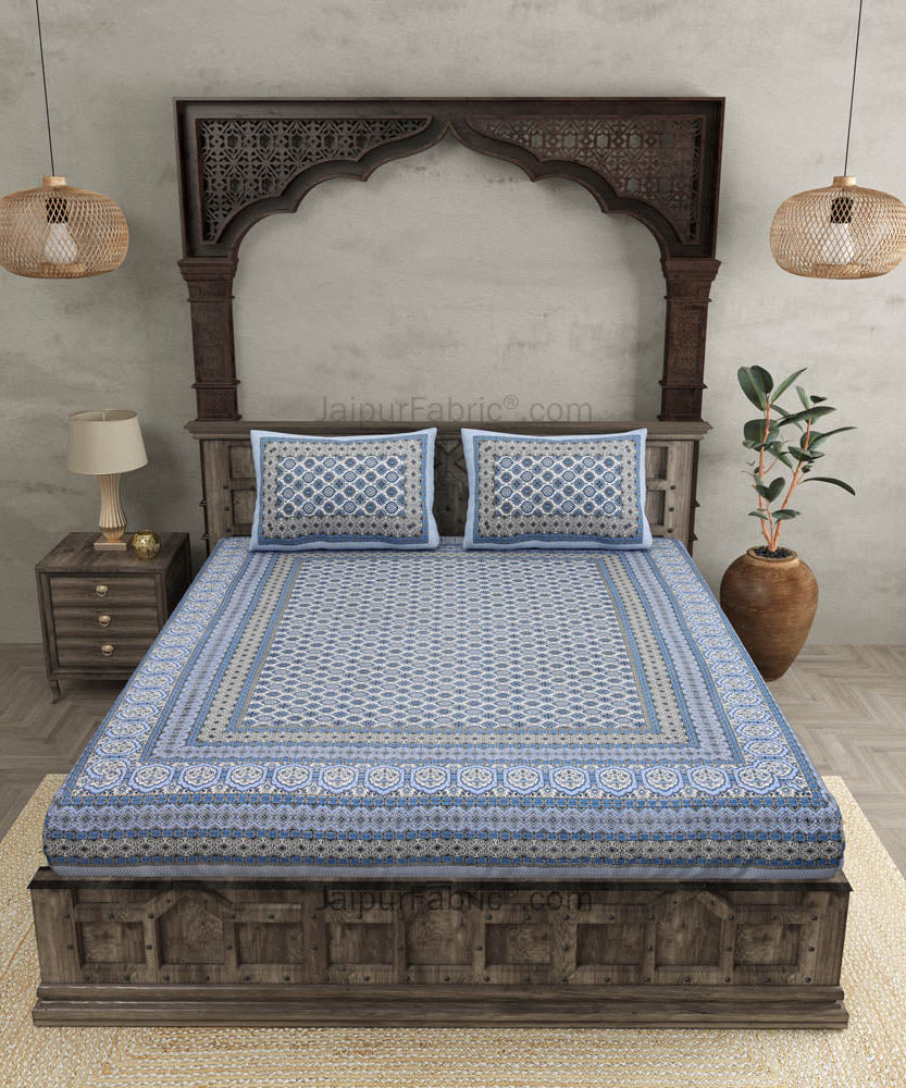 Double Delight Cotton Bedsheet Set for Luxurious Comfort