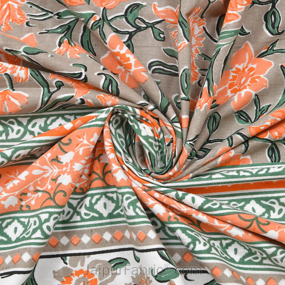 Awesome Leaves Pure Cotton Double Bedsheet – Choose Your Favorite Shade