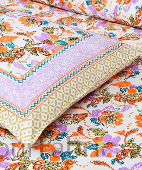 Elegant Cotton Bliss 4 Bedsheets + 8 Pillow Covers Set