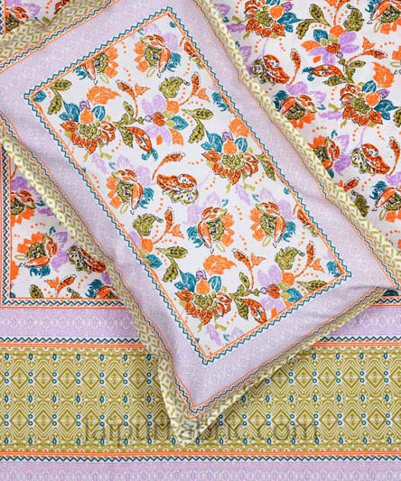 Elegant Cotton Bliss 4 Bedsheets + 8 Pillow Covers Set