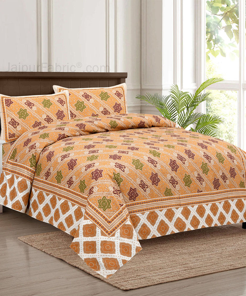 Mustard Beauty Bedsheet.com Double Bed Sheet