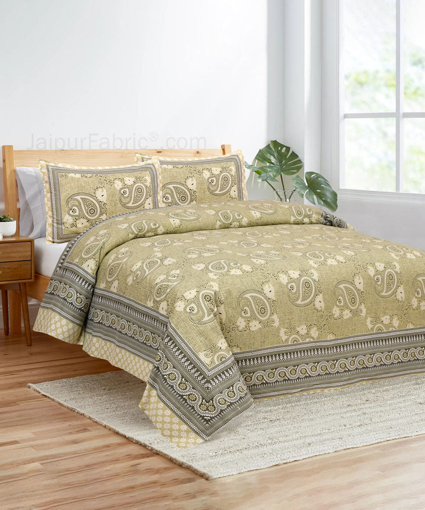 Paisley Art Nature Bedsheet.com Double Bed Sheet