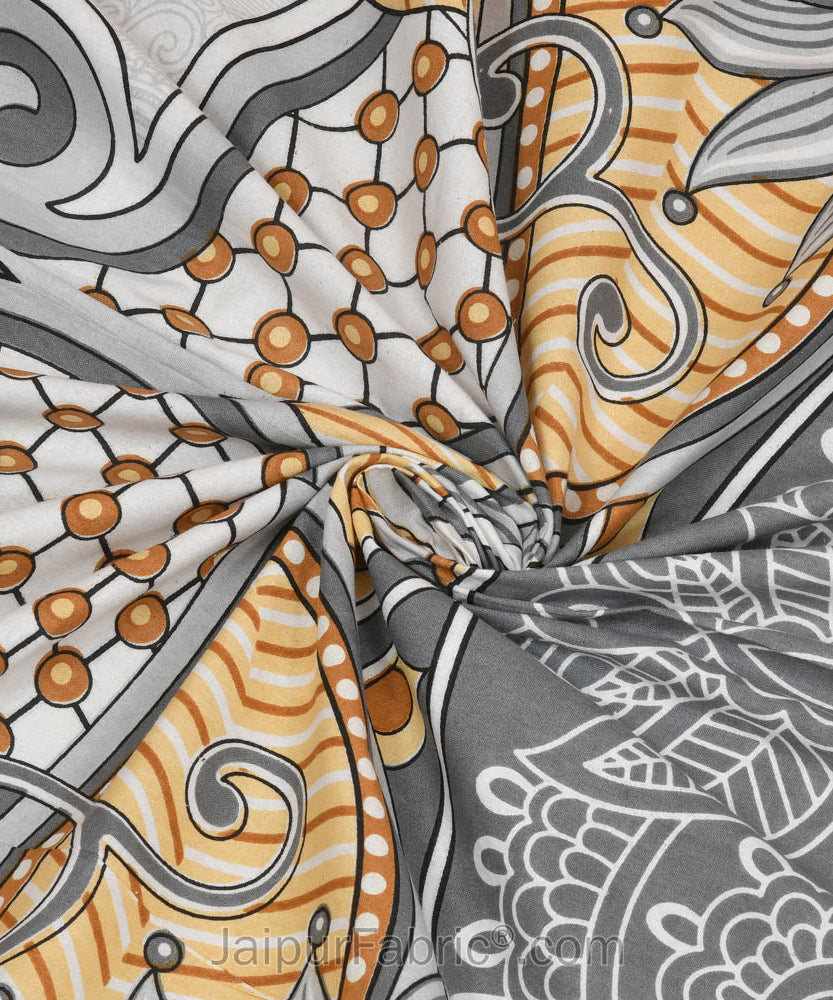 Cosmic Kolam Double Bed Sheet (Choose Color)