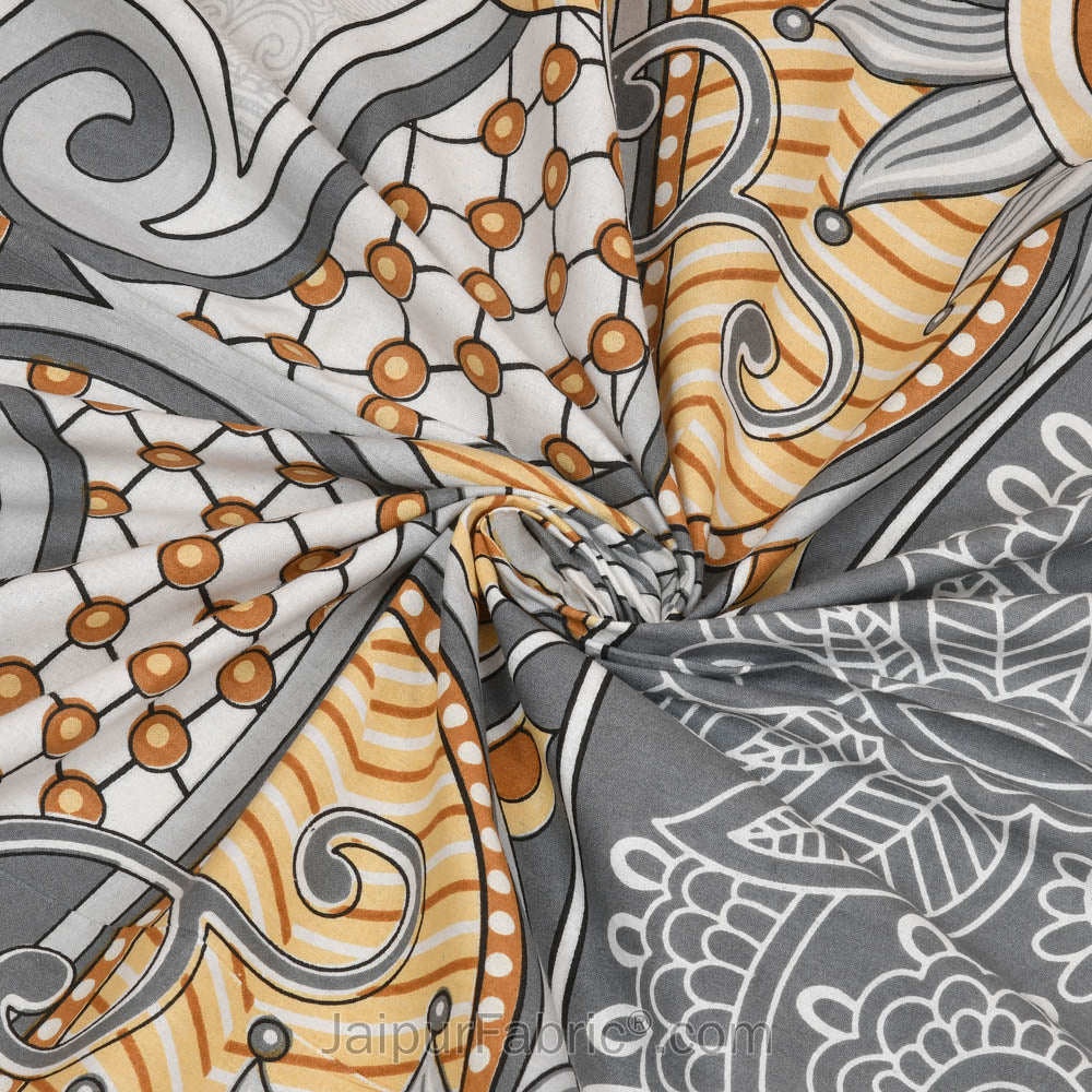 Cosmic Kolam Double Bed Sheet (Choose Color)