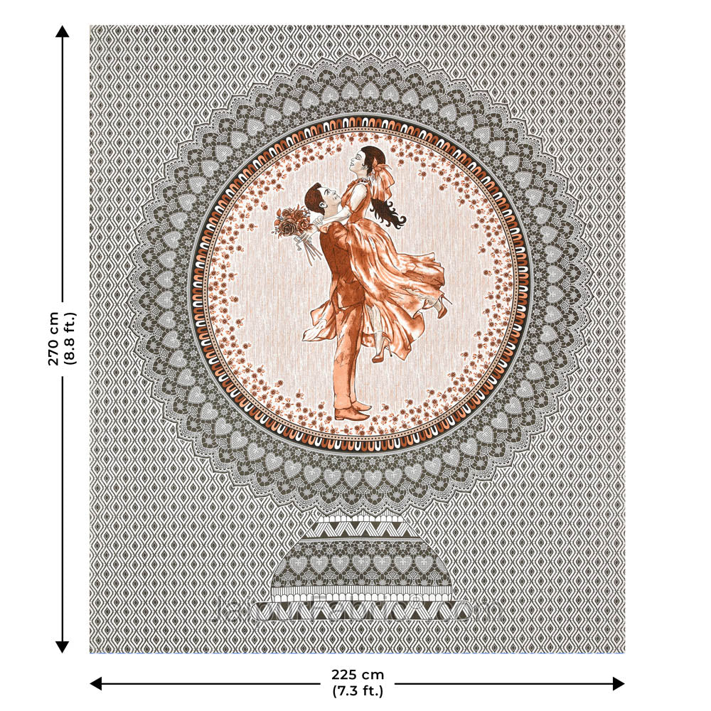 Cozy Comfort Cotton 4 Bedsheets + Pillow Covers for Double Beds