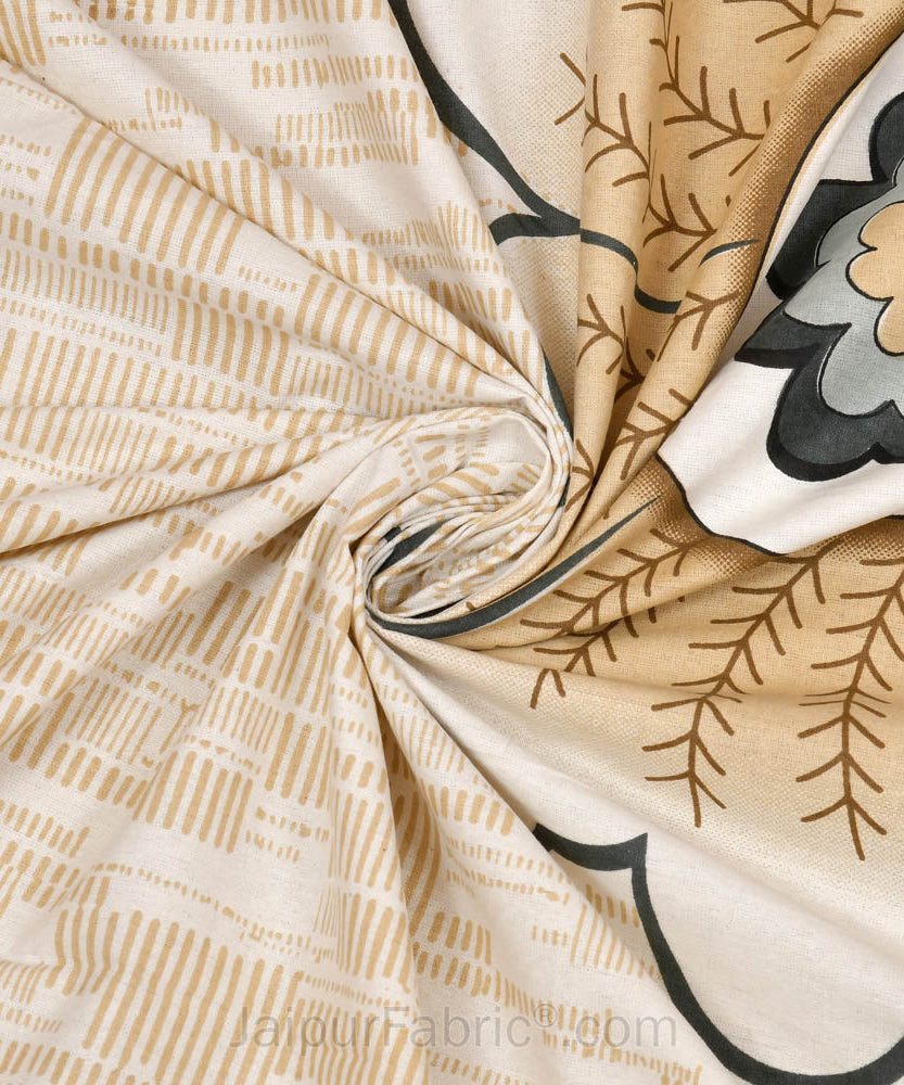 Peacock Tropical Pure Cotton Double BedSheet