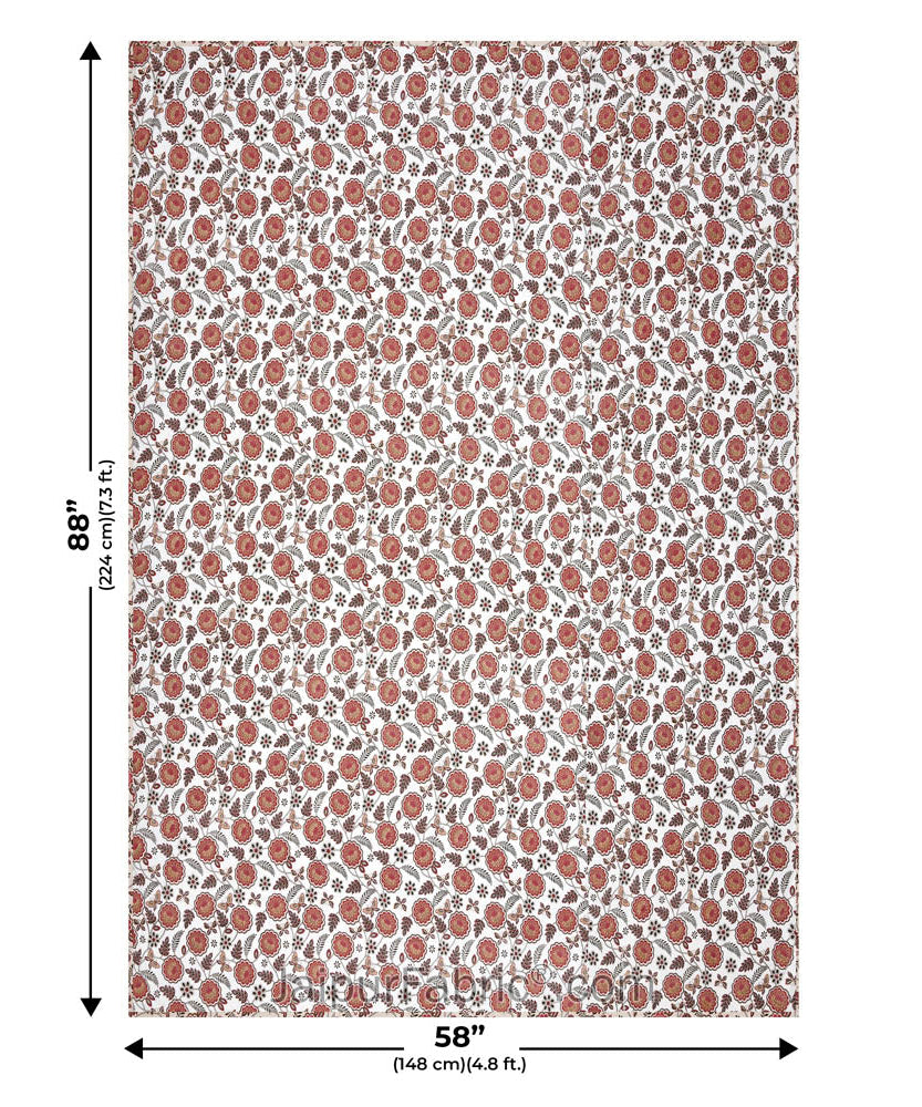 Pink Butterflies  Pure Cotton Single Bed Dohar