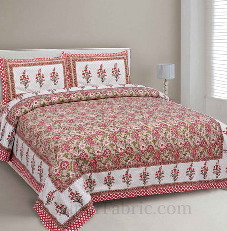Vibrant Heritage Cotton Double Bedsheet Collection
