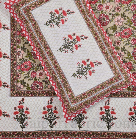 Vibrant Heritage Cotton Double Bedsheet Collection