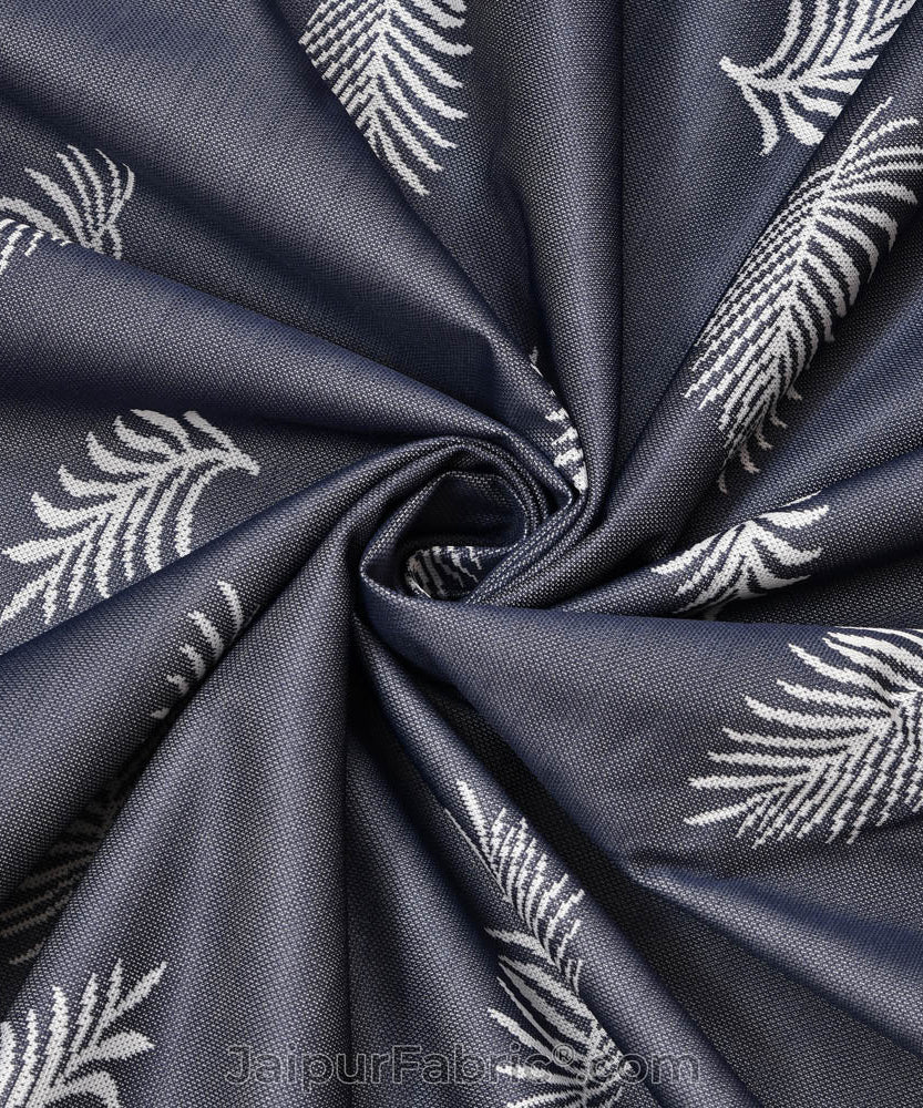 Blue Printed Water Proof Fitted Mattress Protector