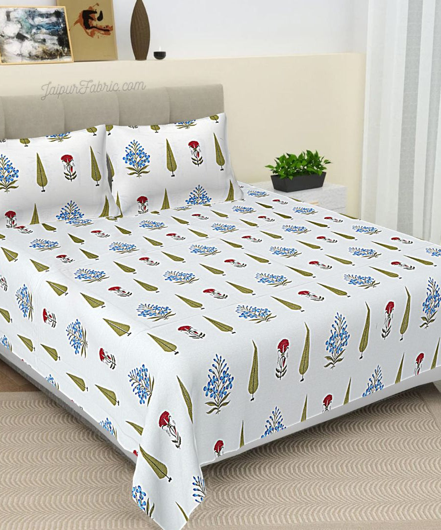 Elite Furnishing Jaipur Mela Hand Block Printed Cotton Bedsheet