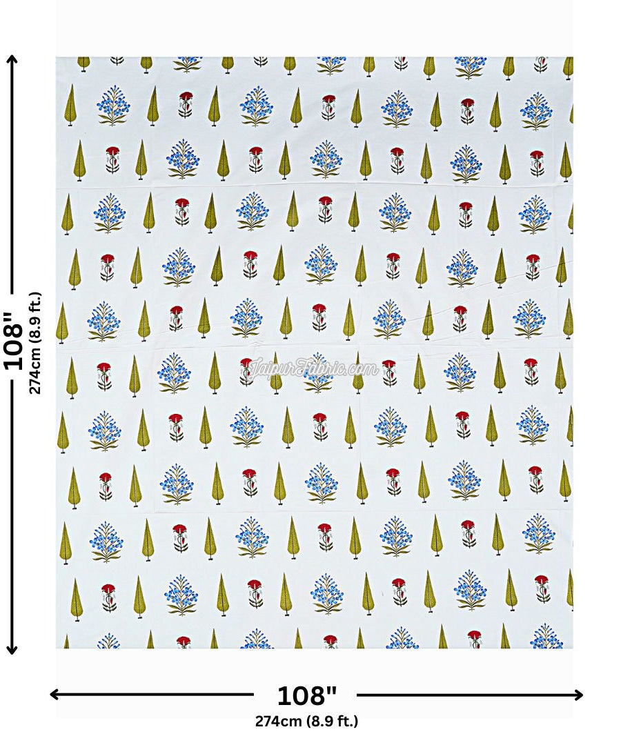 Elite Furnishing Jaipur Mela Hand Block Printed Cotton Bedsheet