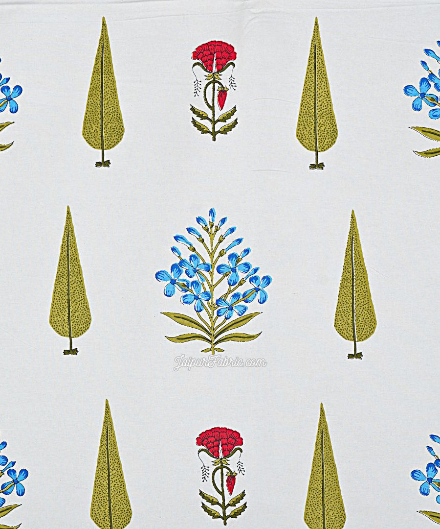 Elite Furnishing Jaipur Mela Hand Block Printed Cotton Bedsheet