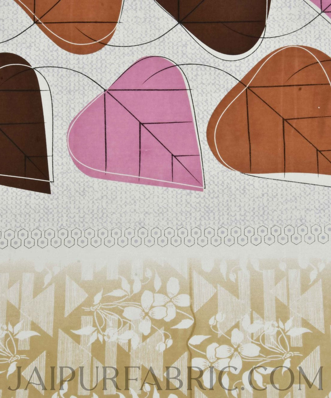 Betel Leaves Green King Size Bedsheet