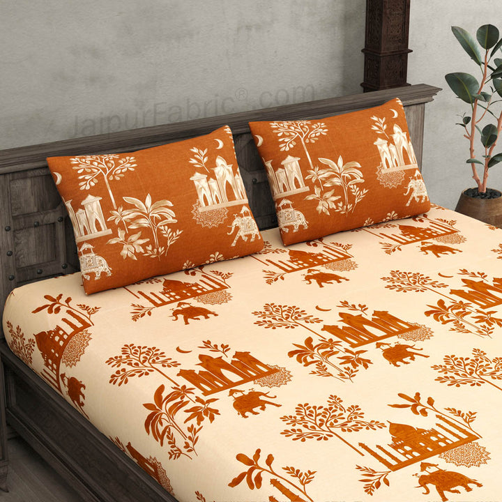 Royal Heritage King Size Cotton Bedsheet – Choose Your Shade of Elegance