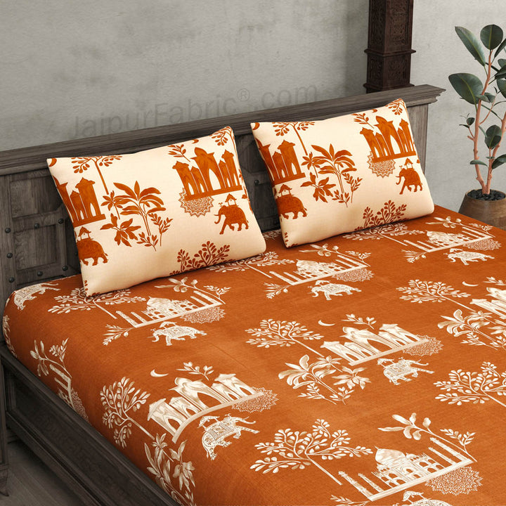 Royal Heritage King Size Cotton Bedsheet – Choose Your Shade of Elegance