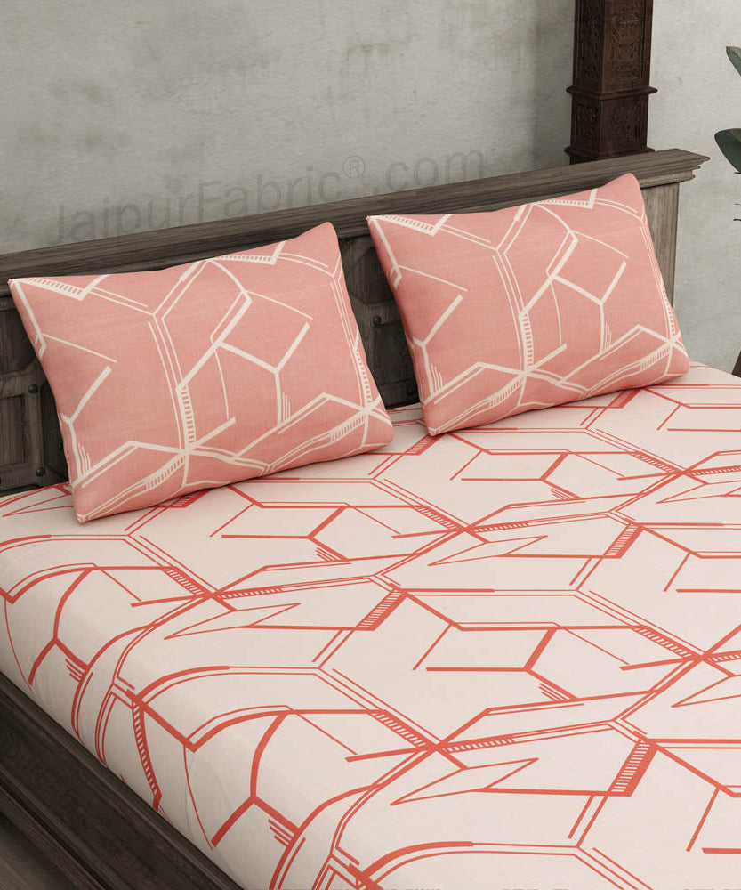 Minimalism Light King Size Bedsheet
