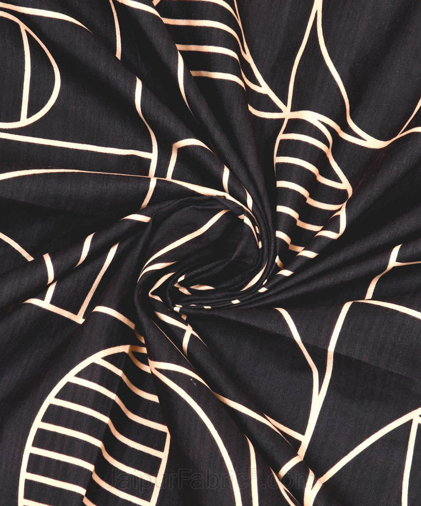 Sneaky Shell Black King Size Bedsheet