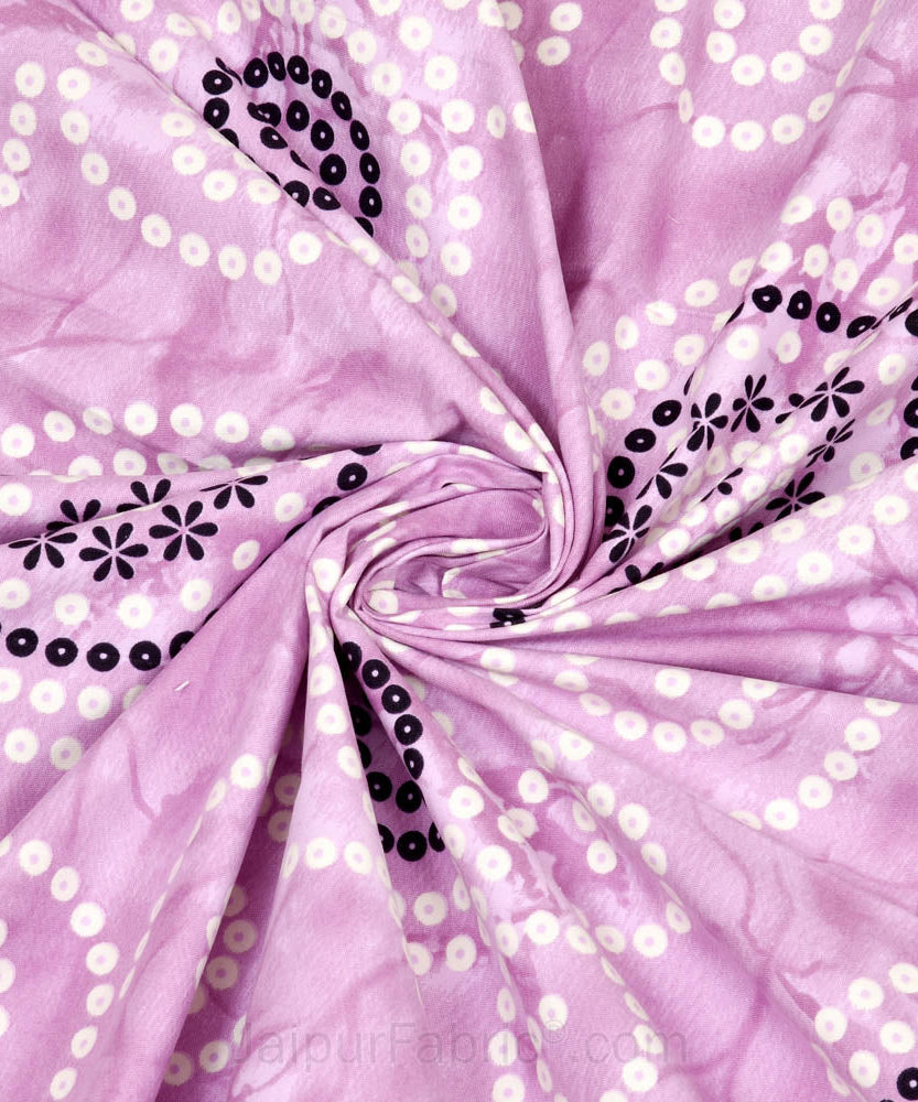 Bhandhej Pink King Size Bedsheet