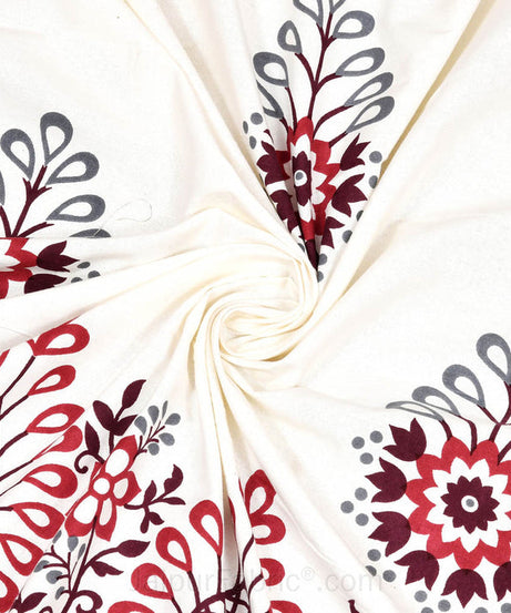 Artistic Beauty Contrast King Size 10 Feet Wide Premium Cotton Bed Sheet – Choose Your Perfect Shade