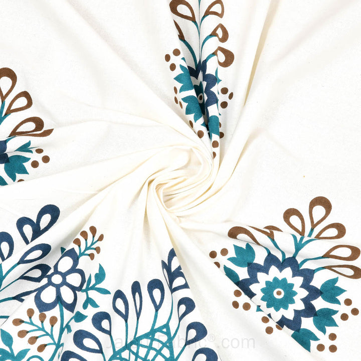 Artistic Beauty Contrast King Size 10 Feet Wide Premium Cotton Bed Sheet – Choose Your Perfect Shade