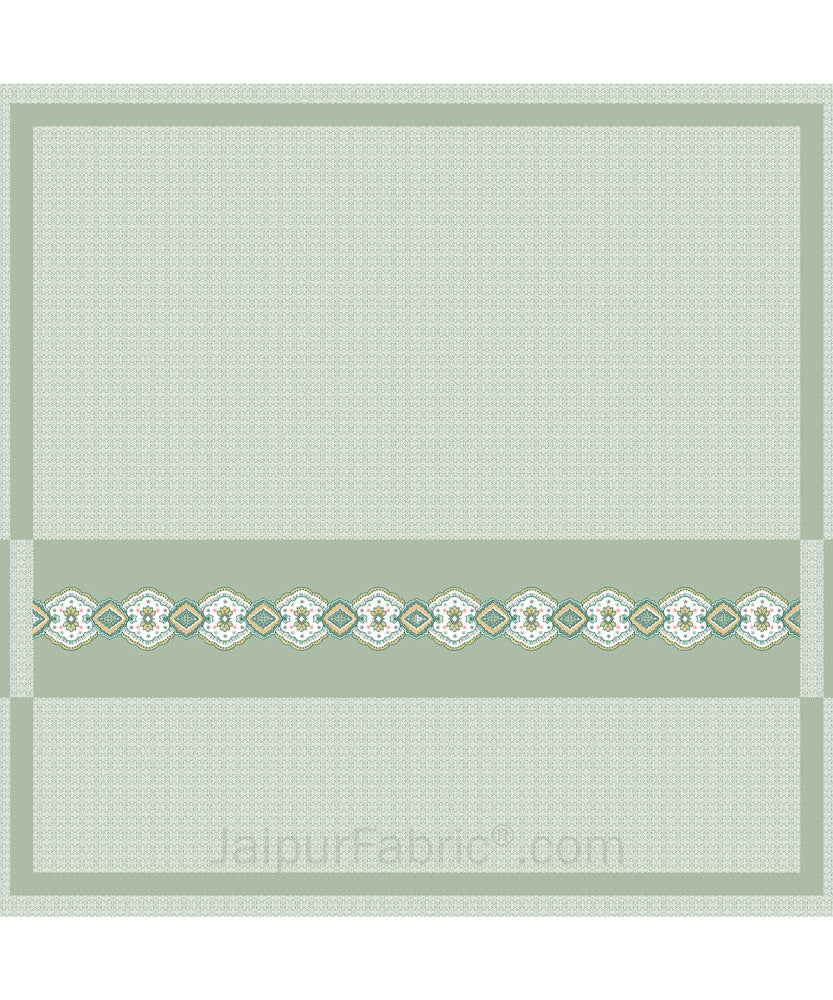 Green Oasis Pure Cotton King Size Double BedSheet