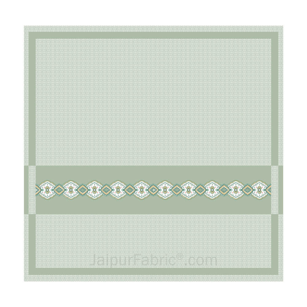 Green Oasis Pure Cotton King Size Double BedSheet