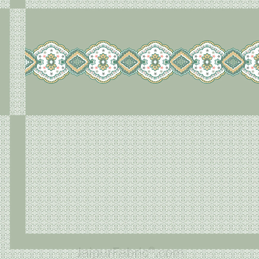 Green Oasis Pure Cotton King Size Double BedSheet