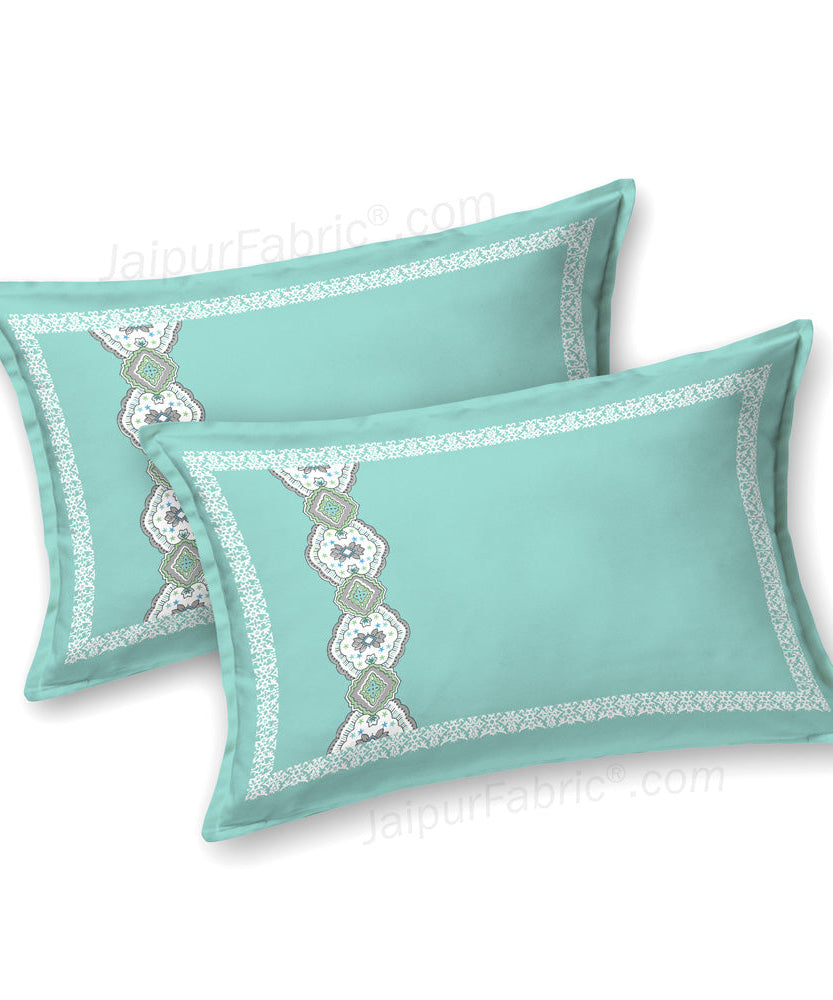 Sea Green Oasis Pure Cotton King Size Double BedSheet