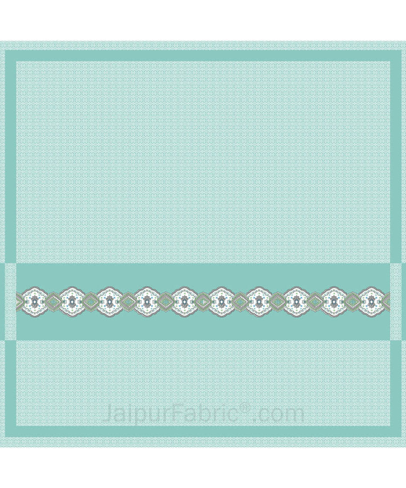 Sea Green Oasis Pure Cotton King Size Double BedSheet