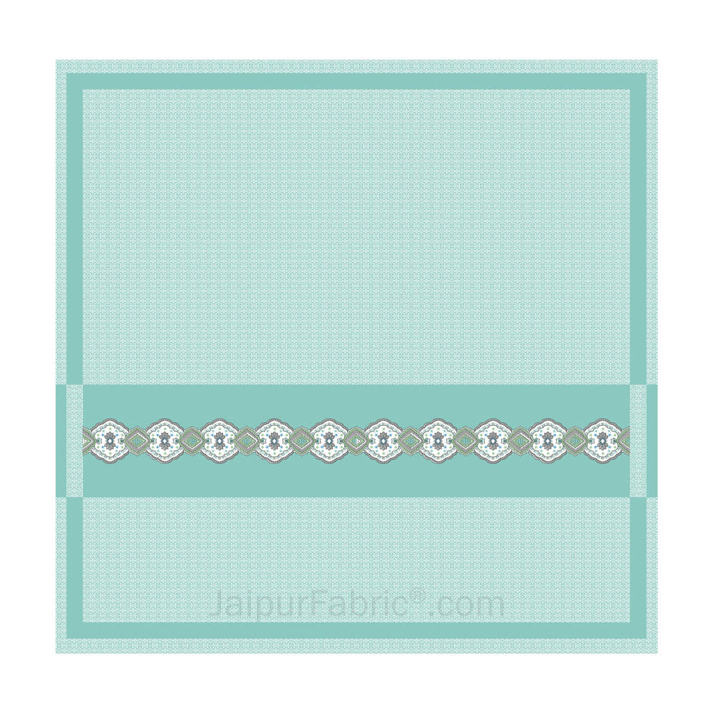 Sea Green Oasis Pure Cotton King Size Double BedSheet