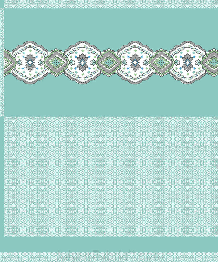 Sea Green Oasis Pure Cotton King Size Double BedSheet