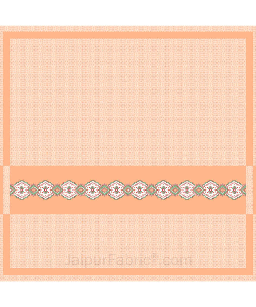 Peach Oasis Pure Cotton King Size Double BedSheet
