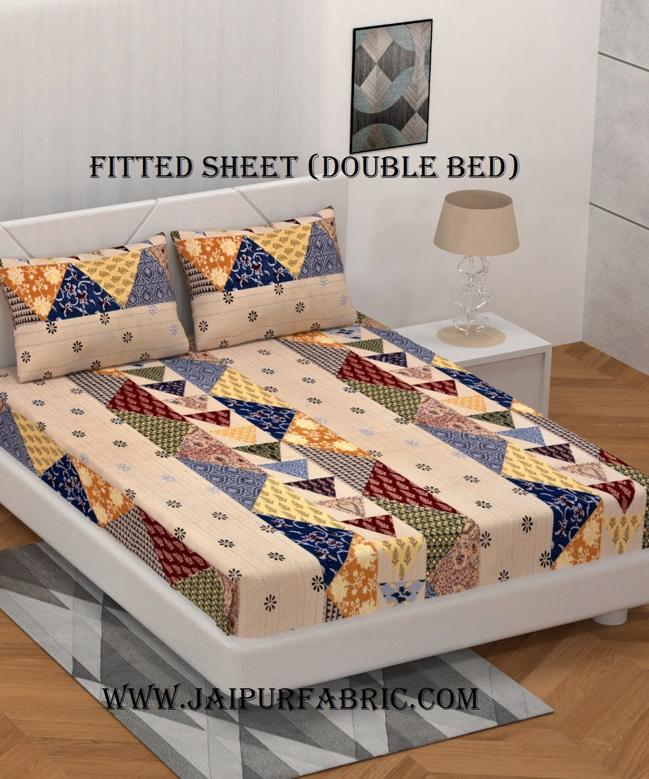 Barmeri Charm – Fitted Double Bedsheet with Pillow Covers