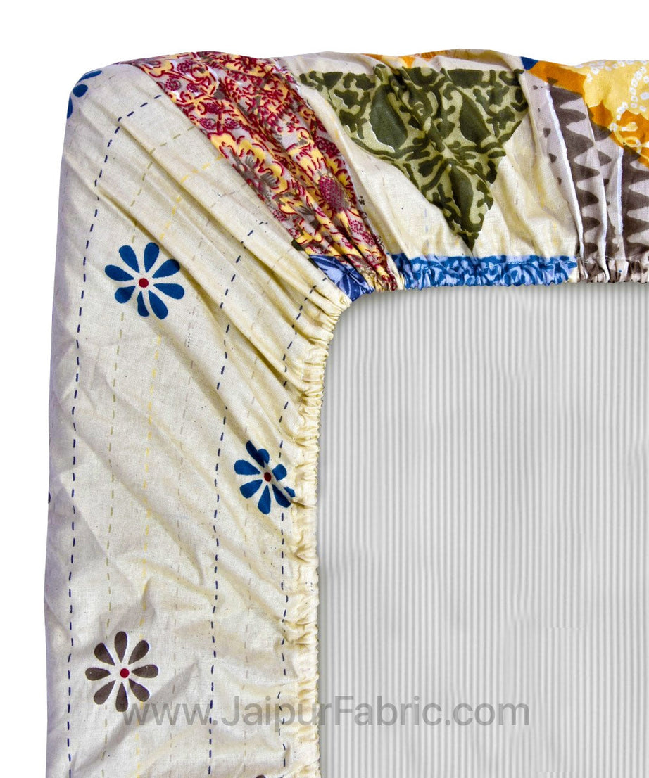 Barmeri Charm – Fitted Double Bedsheet with Pillow Covers