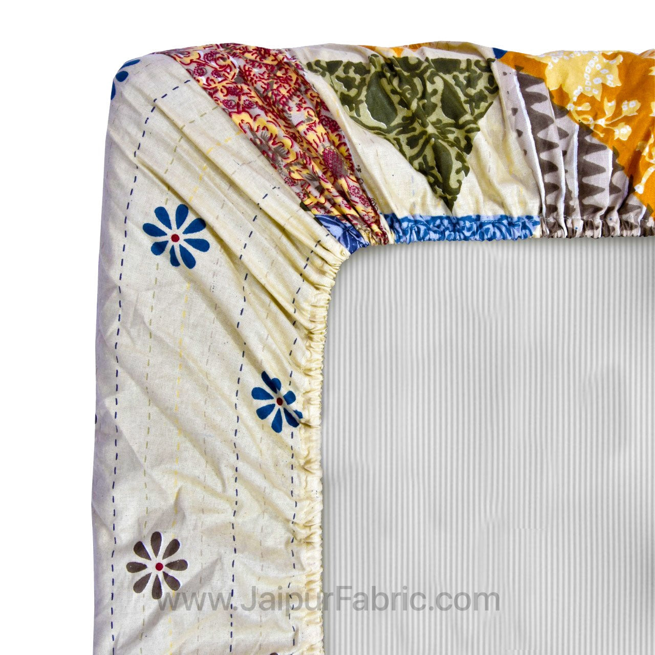 Barmeri Charm – Fitted Double Bedsheet with Pillow Covers